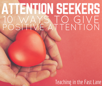 Attention seeking students can use up all of your energy, but when you provide them with the right kind of attention they can blossom into engaged students.