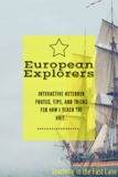 Let's talk about how to teach European Explorers in Texas to our students in an engaging and meaningful way! Students will love learning about this era!