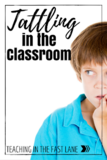 Tattling in the Classroom