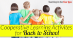 How to Have the Best First Day of School With Cooperative Learning Start the year off right with cooperative learning. Cooperative learning strategies are a great way to build relationships and community with and among your students.