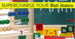 Check out these three practical, but powerful ways to supercharge your math stations and make the most of math center time! #mathcenters #math