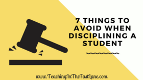 Do you fall for any of these seven traps when trying to discipline your students? Check out this blog post with ideas on how to avoid falling victim to these mistakes.