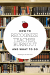 Teacher burnout is a real thing and it can change the way you feel about the classroom. Check out this post with tips for dealing with the stress in a productive way and signs to watch for. #TeachingInTheFastLane #TeacherBurnOut