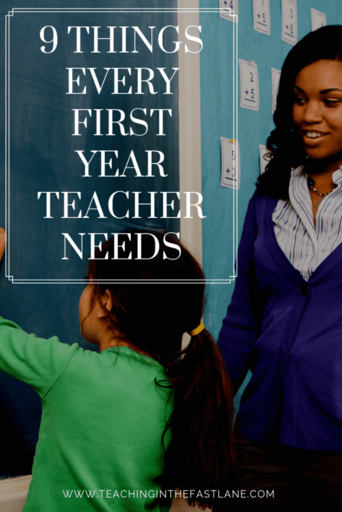 Your first year of teaching can be stressful, but if you are prepared and plan carefully it will be a success! Check out this list of 9 items every new teacher needs in their supplies to make their first year the best it can be! 