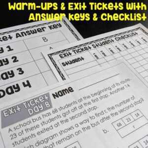 Equations and Models for Solving Unit with Lesson Plans - Teaching in ...