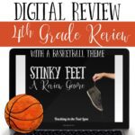 4th Grade Basketball Themed Digital Stinky Feet