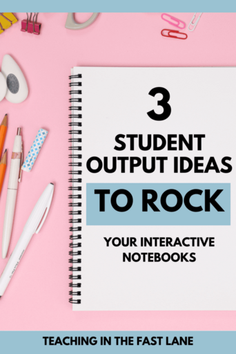three easy student output strategies for interactive notebooks title image